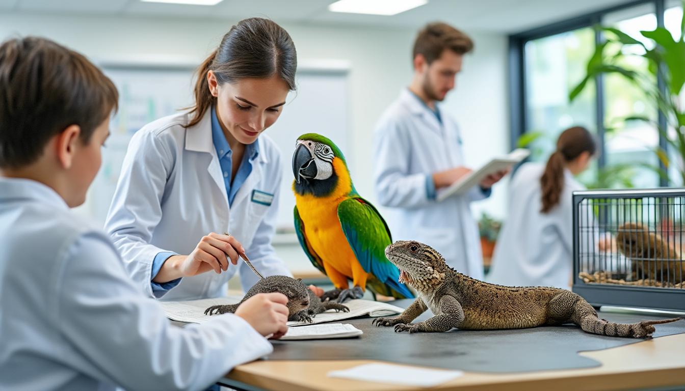 découvrez notre formation de soigneur animalier en puy-de-dôme et acquérez les compétences essentielles pour travailler au contact des animaux. apprenez les techniques de soins, de nutrition et de gestion des comportements, tout en bénéficiant d'un encadrement professionnel. inscrivez-vous dès maintenant pour réaliser votre passion !