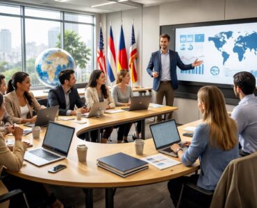 découvrez comment l'english track en école de commerce forme les futurs leaders grâce à un enseignement international, innovant et axé sur les compétences globales.