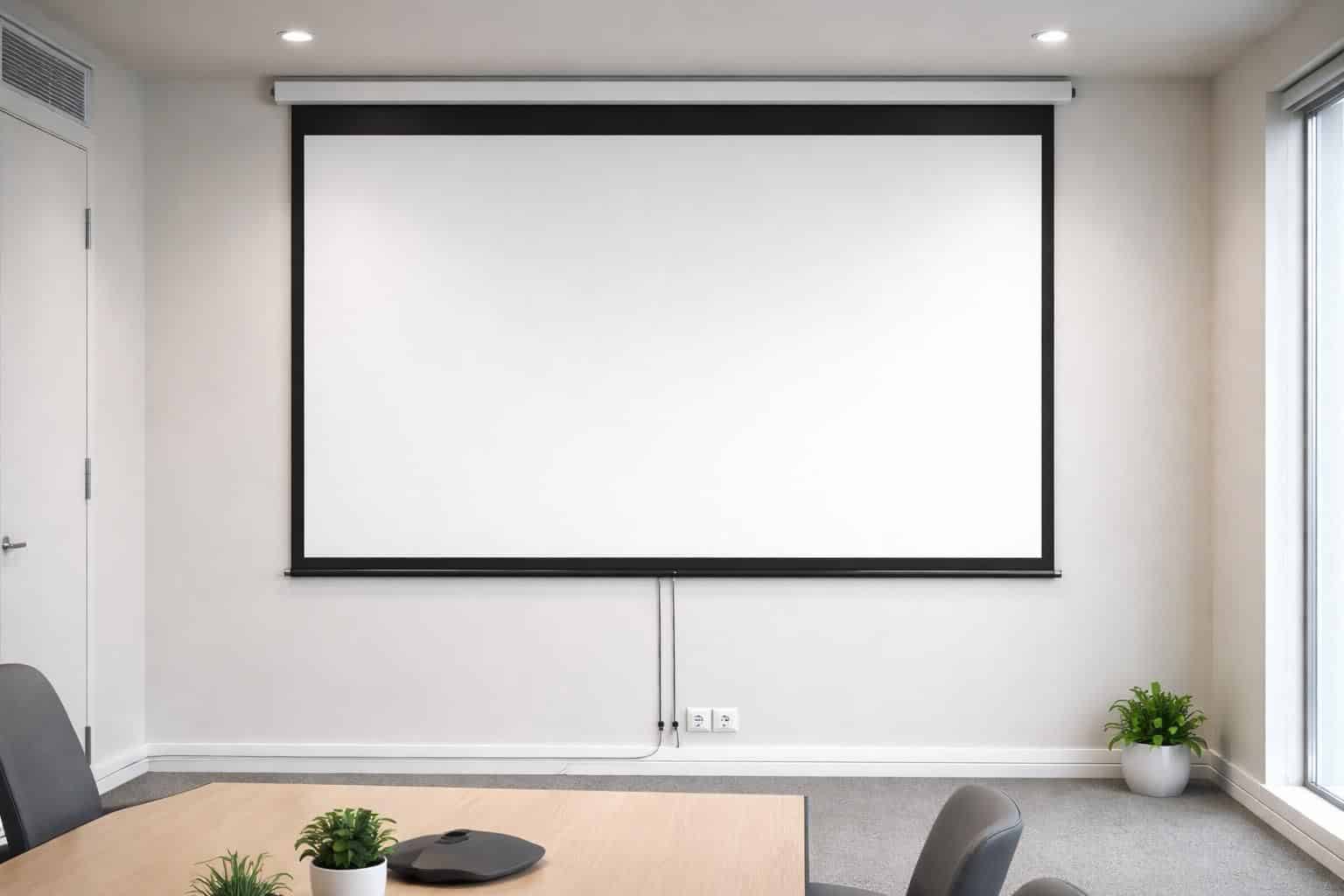 découvrez nos conseils pour un câblage d'écran de projection propre et sécurisé en établissement, garantissant une installation fiable et esthétique.